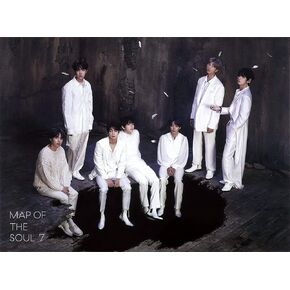 BIRDIE79 Bangtan Boys Map of the Soul: 7 [إصدار واحد.] ملصق رسمي في علبة أنبوب (الإصدار 1) in Kuwait