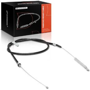 A-Premium Rear Driver Side Parking Brake Cable Assembly Compatible with Chevrolet & GMC Models: Silverado 3500, Sierra 3500, 2001 2002 2003 2004 2005 - Replace# 15762657