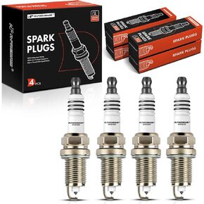 A-Premium Iridium Platinum Spark Plugs Compatible with Honda Civic 1992-2000, 1.5L 1.6L, Pack of 4