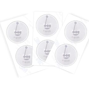 10Pcs NFC Tags Stickers Work On Metal | NFC Anti-Metal Stickers NTAG215 NFC Tags 25mm(1 inch) Round NFC Tags Metal | Compatible with Android iPhone and NFC Enabled Devices