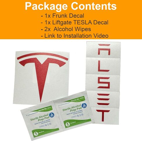 غلاف شعار الفينيل لسيارة Tesla Model 3 (2024 إلى الوقت الحاضر)، غلاف قياسي، مجموعتان (أسود غير لامع) in Saudi Arabia