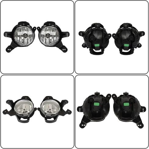 labwork Left Driver & Right Passenger Sides Pair Fog Lights Assembly Replacement for Chevy Spark 2013 2014 2015 Fog Daytime Light in Saudi Arabia
