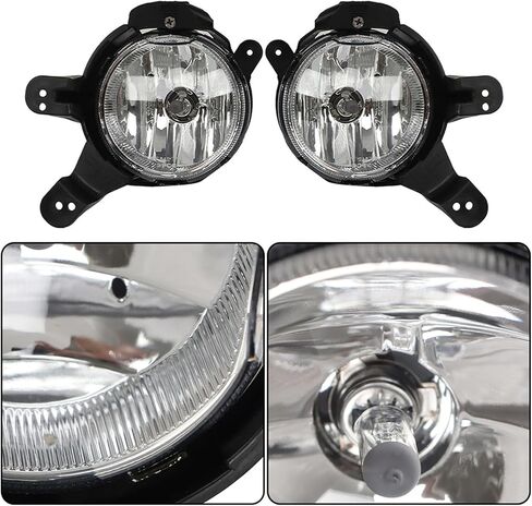 labwork Left Driver & Right Passenger Sides Pair Fog Lights Assembly Replacement for Chevy Spark 2013 2014 2015 Fog Daytime Light in Saudi Arabia