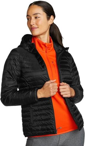 Eddie Bauer Women's Microlight Down Hooded Jacket in Saudi Arabia