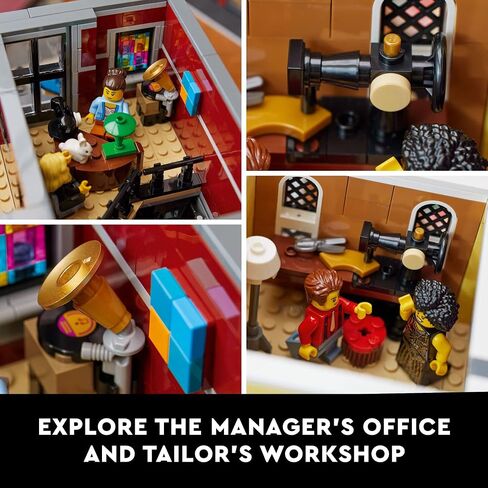 LEGO Icons Jazz Club 10312 Building Set for Adults and Teens, A Collectible Gift for Musicians, Music Lovers, and Jazz Fans, Includes 5 Detailed Rooms Within The Music Venue and 8 Minifigures in Saudi Arabia