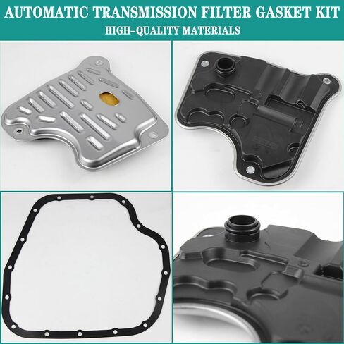 Automatic Transmission Filter Oil Pan Gasket Kit Compatible with 2019-2022 Toyota Corolla 2003-2018 Toyota Avensis 2013-2018 Toyota Auris Replaces 35330-0W050 353300W050 in Saudi Arabia