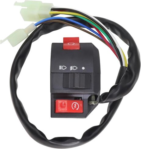 قطع غيار السيارات اليسرى المقود بدء ATV قتل مفتاح تشغيل الضوء يصلح ل 50cc 70cc 90cc 110cc 125cc in Saudi Arabia