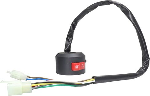 قطع غيار السيارات اليسرى المقود بدء ATV قتل مفتاح تشغيل الضوء يصلح ل 50cc 70cc 90cc 110cc 125cc in Saudi Arabia