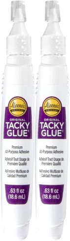 Tacky Glue Pens, Adhesive Glue for Crafts, Tacky Glue for Fabric and Paper, Bundle with Westlake Art Embroidery Scissors, Strong Fabric Bonding, 6 Pens Total for Paper- [Pack of 3] in Saudi Arabia