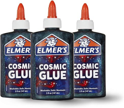 Elmer's Cosmic Liquid Glue Makes Slime That Shimmers, 5 oz, Red and Orange 3 Count in Kuwait