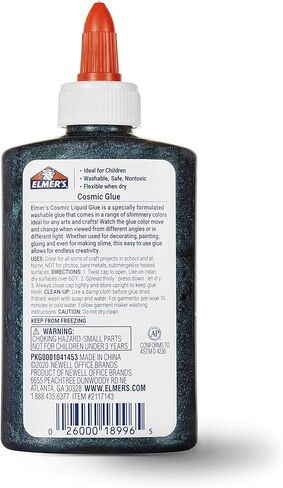 Elmer's Cosmic Liquid Glue Makes Slime That Shimmers, 5 oz, Red and Orange 3 Count in Kuwait