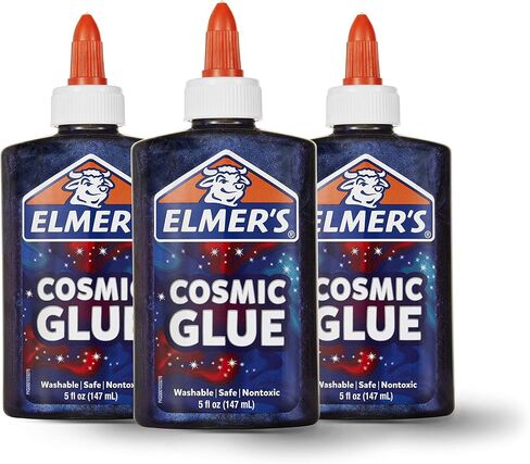Elmer's Cosmic Liquid Glue Makes Slime That Shimmers, 5 oz, Red and Orange 3 Count in Saudi Arabia