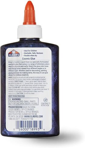 Elmer's Cosmic Liquid Glue Makes Slime That Shimmers, 5 oz, Red and Orange 3 Count in Saudi Arabia