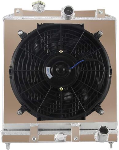 ALLOYWORKS 3 Row Aluminum Radiator Fan Shroud Kit For Honda Civic EJ/EK/Civic DEL SOL EG/Acura Integra DB DC in Saudi Arabia