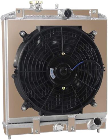 ALLOYWORKS 3 Row Aluminum Radiator Fan Shroud Kit For Honda Civic EJ/EK/Civic DEL SOL EG/Acura Integra DB DC in Saudi Arabia