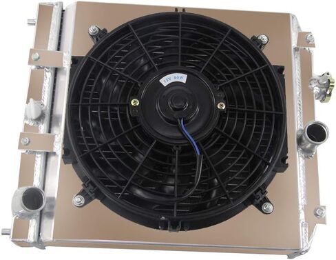 ALLOYWORKS 3 Row Aluminum Radiator Fan Shroud Kit For Honda Civic EJ/EK/Civic DEL SOL EG/Acura Integra DB DC in Saudi Arabia