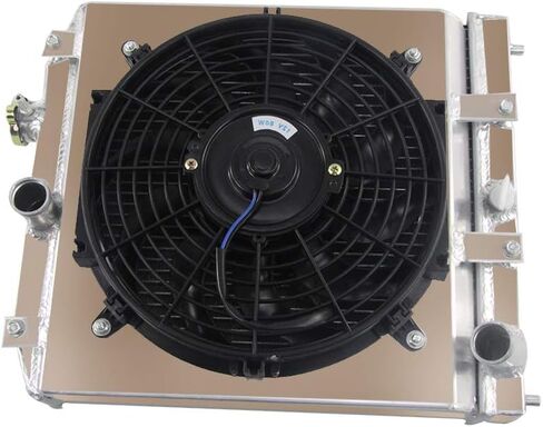 ALLOYWORKS 3 Row Aluminum Radiator Fan Shroud Kit For Honda Civic EJ/EK/Civic DEL SOL EG/Acura Integra DB DC in Saudi Arabia