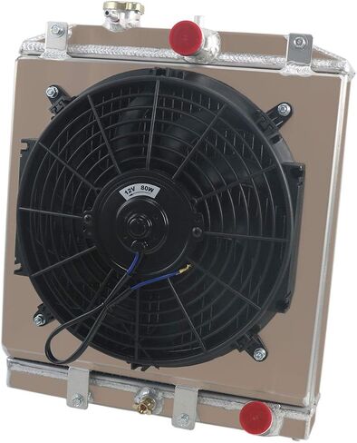 ALLOYWORKS 3 Row Aluminum Radiator Fan Shroud Kit For Honda Civic EJ/EK/Civic DEL SOL EG/Acura Integra DB DC in Saudi Arabia