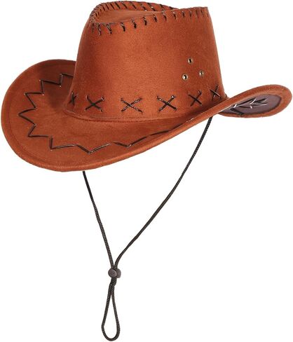 Sicypoty Kids Cowboy Costume for Boys Rodeo Cowboy Set Halloween Birthday Party Dress Up Cosplay Brown in Saudi Arabia