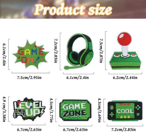 100Pcs Random Assorted Styles Embroidered Patches, Sew on/Iron on Patch Applique for Clothes, Dress, Hat, Jeans, DIY Accessories in Saudi Arabia