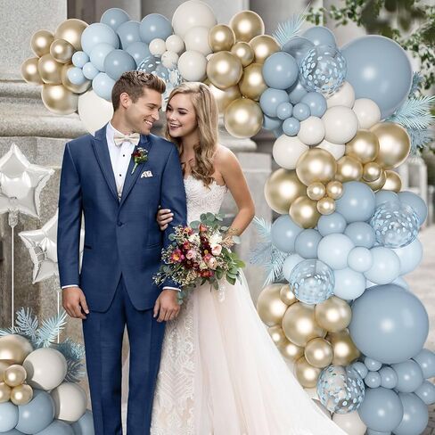 مجموعة قوس بالونات وردية مغبرة من Ouddy Life، مقاسات مختلفة 18 12 10 5 بوصة أحمر الخدود الوردي والذهبي العاجي العاجي من اللاتكس على شكل قلب من رقائق الفويل للفتيات في حفلات الزفاف وحفلات أعياد الميلاد in Kuwait