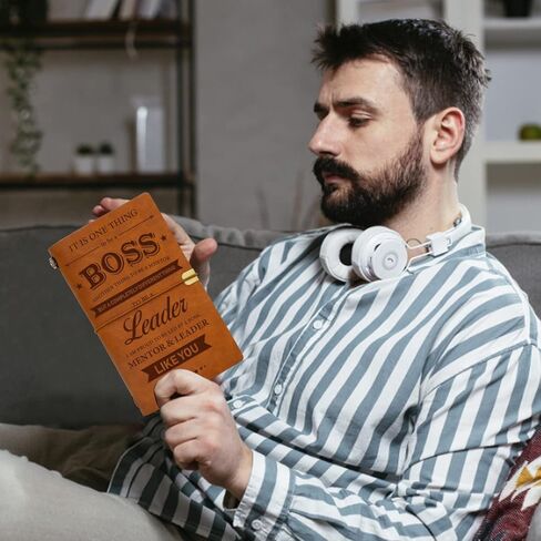 هدايا vetbuosa Boss للنساء والرجال - هدية مجلة جلدية منقوشة للرئيس، هدايا سيدة رئيسة للنساء، هدايا القيادة، هدايا تقدير رئيسه للنساء، هدايا التقاعد هدايا وداع لرئيسه in Saudi Arabia