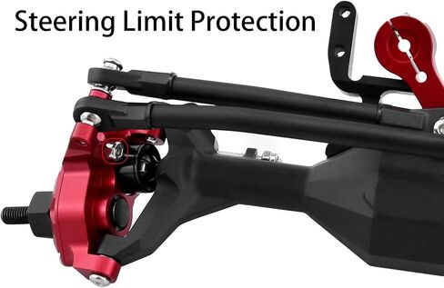 HyBDX CNC Aluminum Alloy Anodized Front and Rear Portal Axle Upgrade for 1/10 RC Rock Crawlers, Compatible with SCX10 II… (Black) in Saudi Arabia