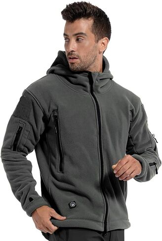 ReFire Gear Men's Warm Military Tactical Sport Fleece Hoodie Jacket in Saudi Arabia
