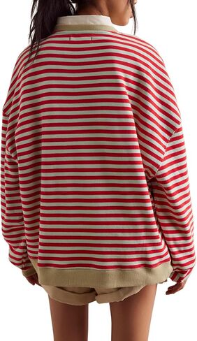 Free People Women's Classic Striped Crew in Saudi Arabia