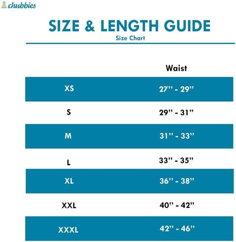 Chubbies Men’s Swim Trunks, Stretch Swimming Board Shorts, 7" Inseam in Kuwait