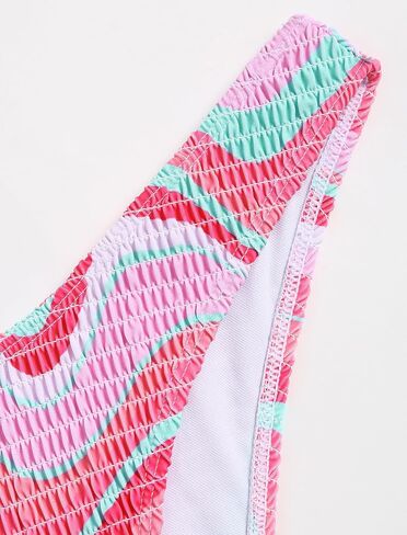 ZAFUL Women's Triangle Bikini Multiway Floral Tie Side Bandeau Halter String Bikini Set Two Piece Swimsuit Bathing Suits in Saudi Arabia