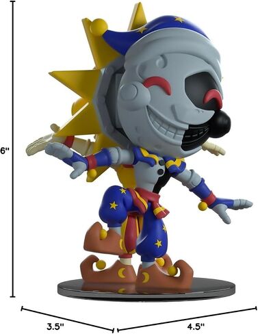 Youtooz Sun & Moon #17 5.2" inch Vinyl Figure, Collectible Limited Edition FNAF Figure from The Five Nights at Freddy's Collection [Ages 15+] in Saudi Arabia