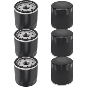 49065-0724 49065-7010 Oil Filter Compatible with Kawasaki KAF400 Mule 600/610, Kawasaki KAF620 Mule 2500/2510/2520/3000/3010/3020/4000/4010, 6 Pack