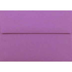 100 Pack Purple Envelopes A2, Square Flap Gummed Seal, Vibrant Amethyst Purple Printable Envelopes For Invitations, Greeting Cards, Weddings, Birthday, Mailing, Any Occasion