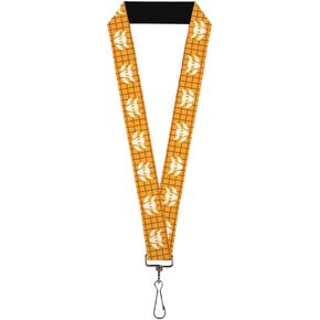 Lanyard Toy Story Woody Plaid Shirt Cowboy Bull Icon Gold Red White