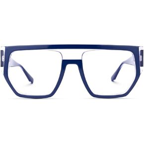 VOOGLAM Aviator Blue Light Blocking Glasses, Fashion Glasses Frame for Women Anti Eyestrain & UV