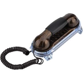 Wendry Corded Phone, Landline Phone, Retro Telephone with Ergonomic Design, Wall Mounted Telephone Corded Phone for Home Hotel