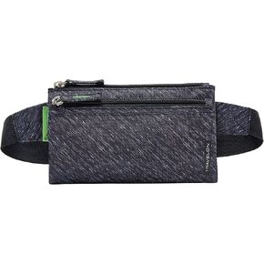 Travelon Clean-6 Pocket Wait Pack-SILVADUR Treated-Gray Heather