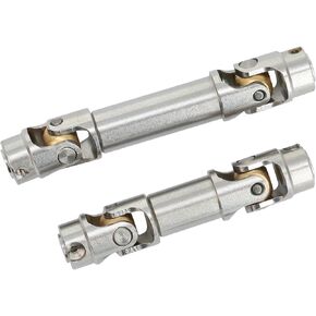 2PCS Stainless Steel Drive Shafts - Front and Rear Center Upgrades for 1/18 TRX4M Bronco Defender RC Crawler