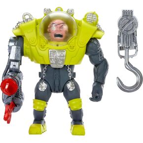 Mattel Street Sharks Action Figure with Spring-Fired Speargun Accessory, Dr Piranoid Collectible Toy Inspired by 90s TV Villain, 6-Inch