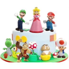 6pc the video game Cake Topper Cupcake Toppers cake decoration for boys birthday party decoration