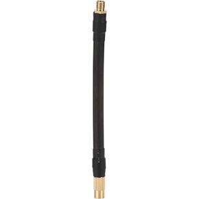 Qiilu Portable Compressor Air Extension Hose, 6.3in Tire Inflator Extension Hose Air Pump Tube Fit for Electric Inflator Bicycle Motorcycle Automobile