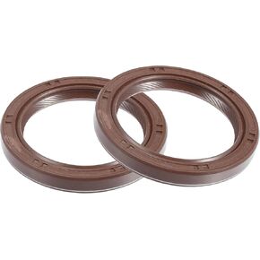 uxcell 2pcs Car Oil Pump Crankshaft Seal Front Cover Seal Replacement for Toyota Camry 2002-2011 No.9031138089