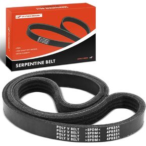 A-Premium Engine Serpentine Drive Belt Compatible with Honda, Nissan, Hyundai, BMW, Kia, Infiniti, Toyota, Acura, Chevy, Chrysler, Dodge, Ford, Geo, Mazda, Plymouth, Pontiac, Subaru & Suzuki Cars
