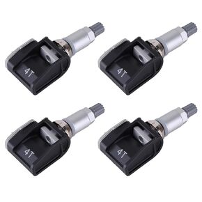 84338125 Tire Pressure TPM Sensors, 4PCS 85110397 TPMS Sensor Compatible for Chevy Silverado 2019 2020, 433MHz Tire Pressure Monitoring System GMC Trailer Tire Pressure Monitoring Sensor