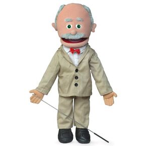 25" Pops, Hispanic Grandfather, Full Body, Ventriloquist Style Puppet