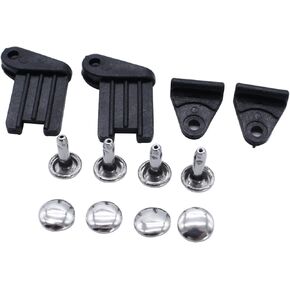 Two Sets 8 PCS SHLPDFM Black Rear Sunshade Repair Kit Fits for BMW E39 E46 3 Series 5 Series 7 Series M5 Sunblind