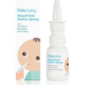 Frida Baby NoseFrida Saline Spray|Saline Nasal Spray to Soften Nasal Passages for Use Before NoseFrida The SnotSucker