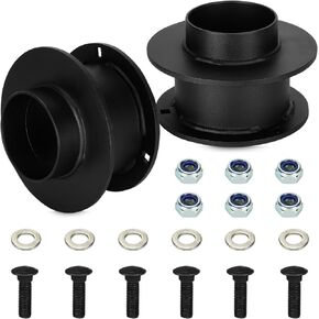 2.5" Front Leveling Lift Kits Fit for Dodge Ram 1500 2500 3500 4WD 1994-2012, Steel Coil Spring Spacers Lift 2.5 inch on Ram 2500 3500 2011 2012 2013 4x4 for 4WD Pick Up Truck