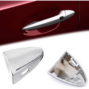 Exterior Door Handle Cover Cap Chrome Plated Compatible with Lexus ES350 2007-2012 LS460 2007-2017 LS600hl 2008-2016 Replace Front Left Driver Side Outside Hanlde Key Hole Trim 69218-33010